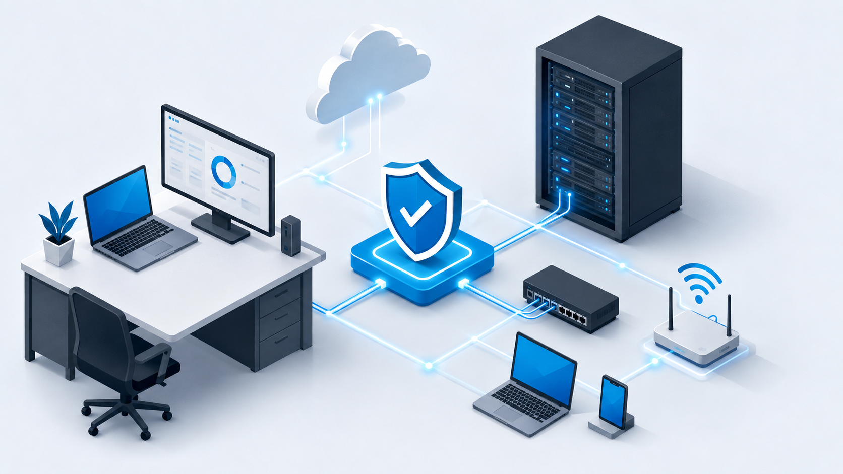 IT-Komplettbetreuung der K&E GmbH – Server, Cloud und Sicherheit aus einer Hand in Kassel