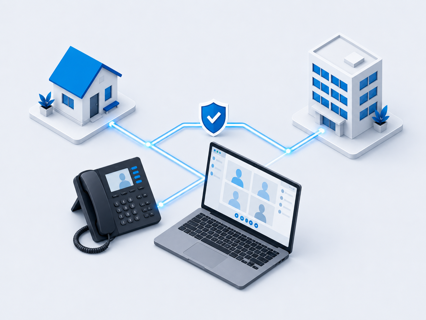 Telefonie und sichere Homeoffice-Vernetzung durch die K&E GmbH
